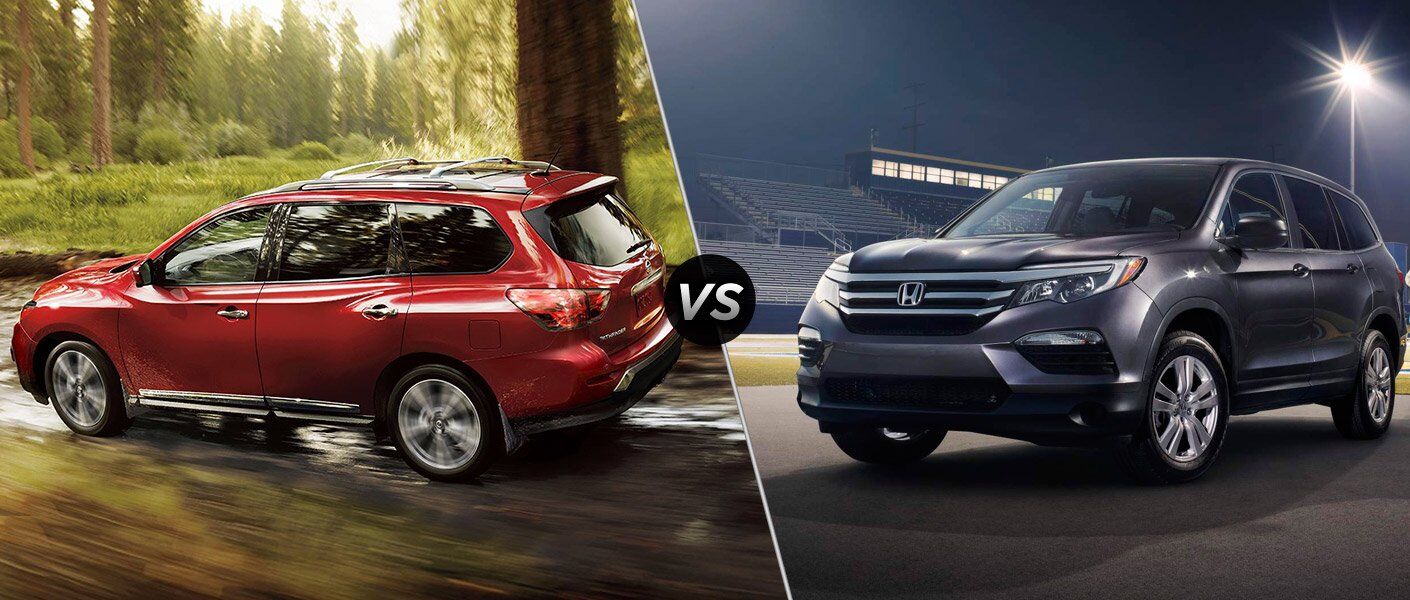 2017 Nissan Pathfinder vs 2017 Honda Pilo