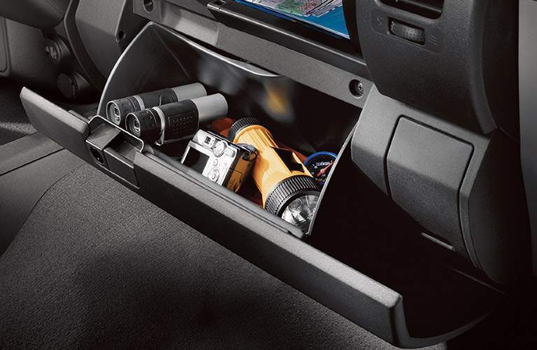 nissan frontier glove compartment, items inside