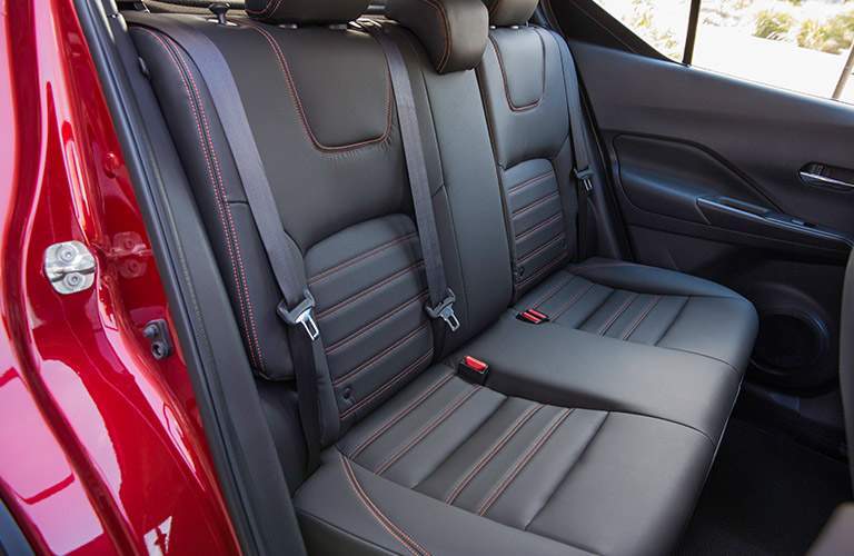 black rear seats in nissan kicks