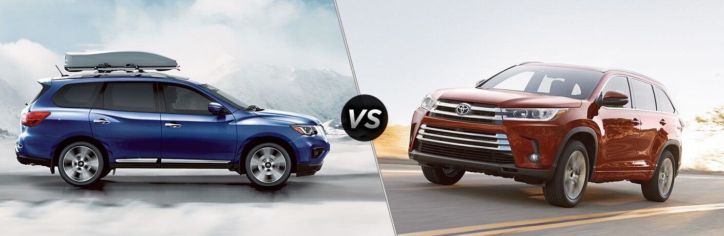 2018 Nissan Pathfinder vs 2018 Toyota Highlander