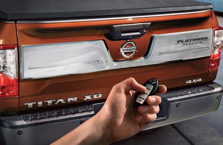 2018 Nissan Titan cargo/bed area.