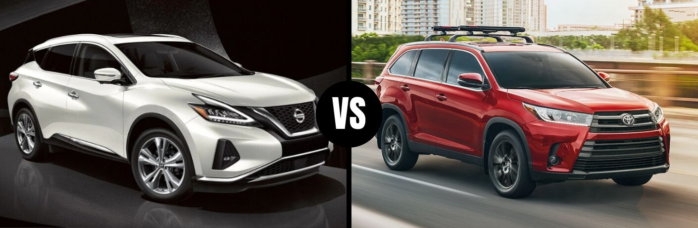 Тоета Highlander против Nissan Murano Тоета Highlander против Nissan Murano