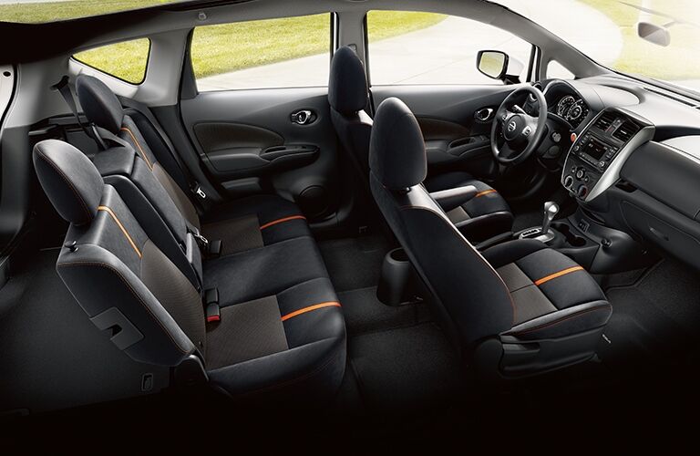 Interior view of the entire interior of the 2019 Nissan Versa Note