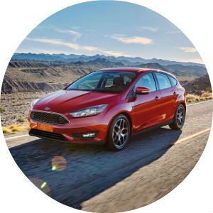 red 2017 Ford Focus