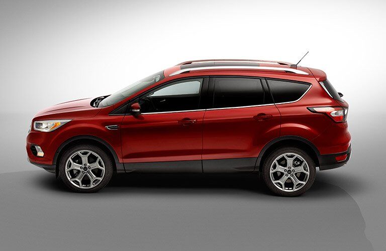 red 2017 Ford Escape side profile