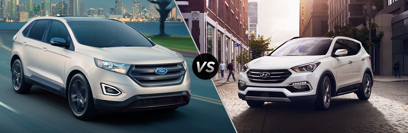 Santa Fe Ford >> 2018 Ford Edge Vs 2018 Hyundai Santa Fe Santa Fe Ford >> 2018 Ford Edge Vs 2018 Hyundai Santa Fe
