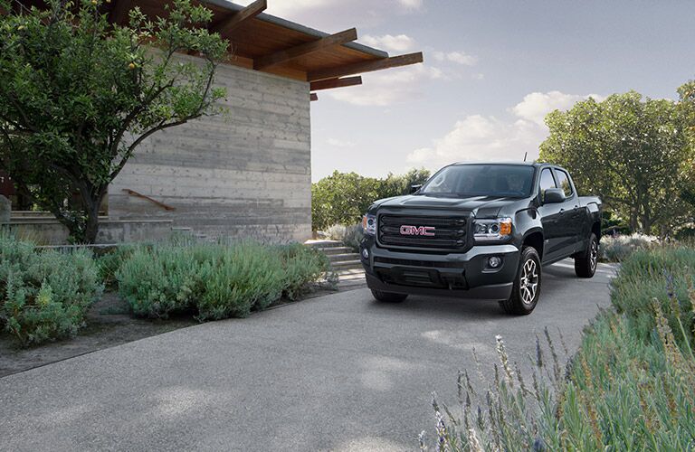 2019 GMC Canyon parked at a residence