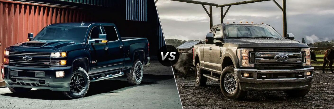 2019 Chevrolet Silverado 2500hd Vs 2019 Ford Super Duty F 250