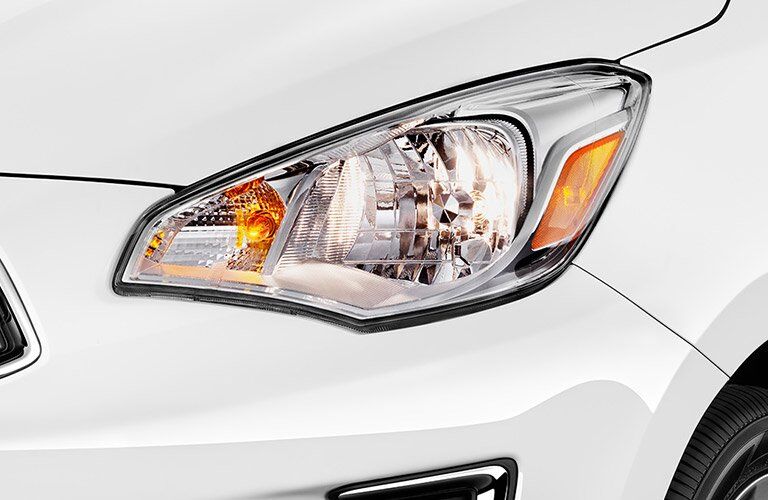 headlights on mitsubishi mirage g4
