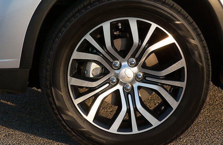 Wheel detail on 2017 Mitsubishi Outlander Sport