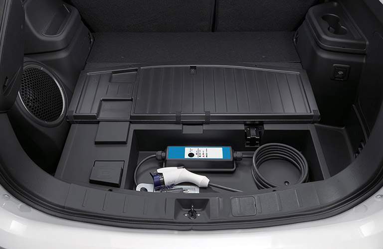 Hidden storage area in 2018 Mitsubishi Outlander PHEV