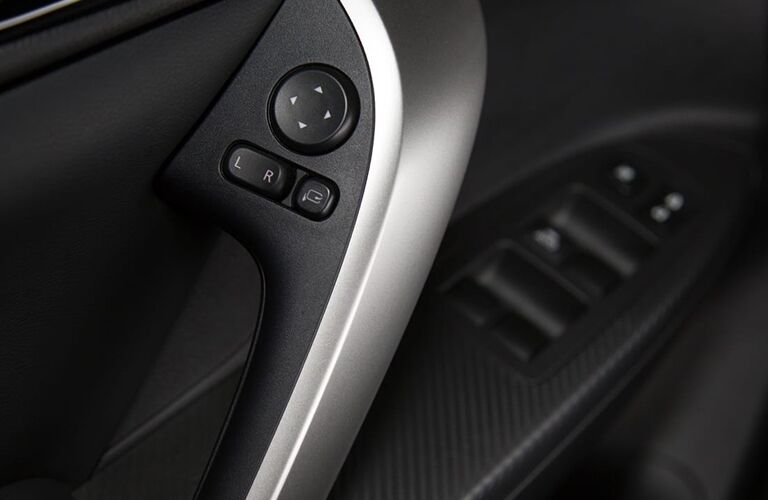 Mirror adjuster on the 2019 Mitsubishi Eclipse Cross
