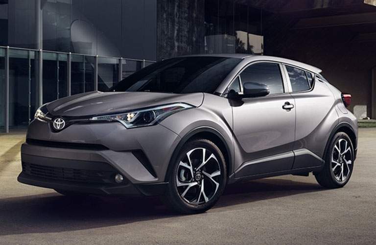 Silver-colored Toyota C-HR