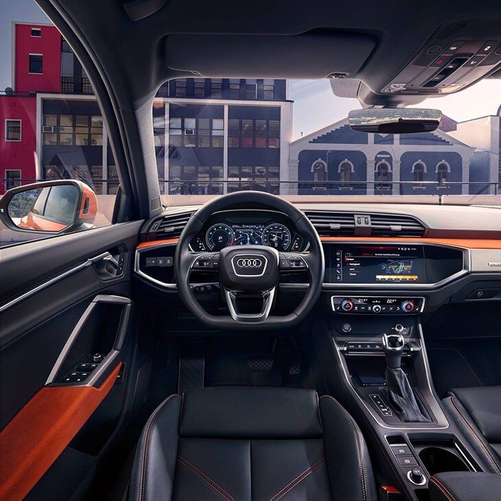 The 2019 Audi Q3 interior view