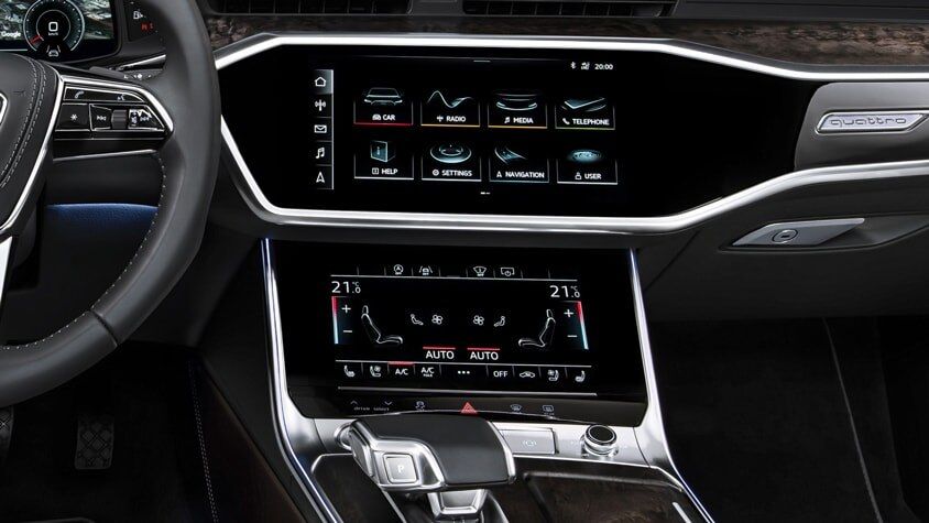 The 2019 Audi A6 Sedan interior view