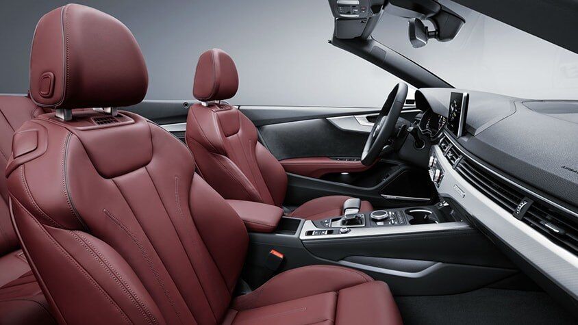 The 2019 Audi A5 Cabriolet interior view