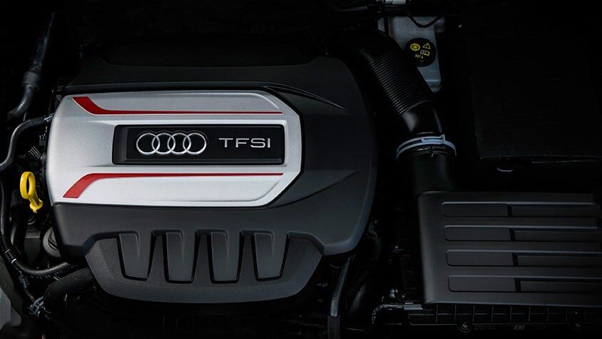 The 2019 Audi R S 3 Sedan's TFSI engine