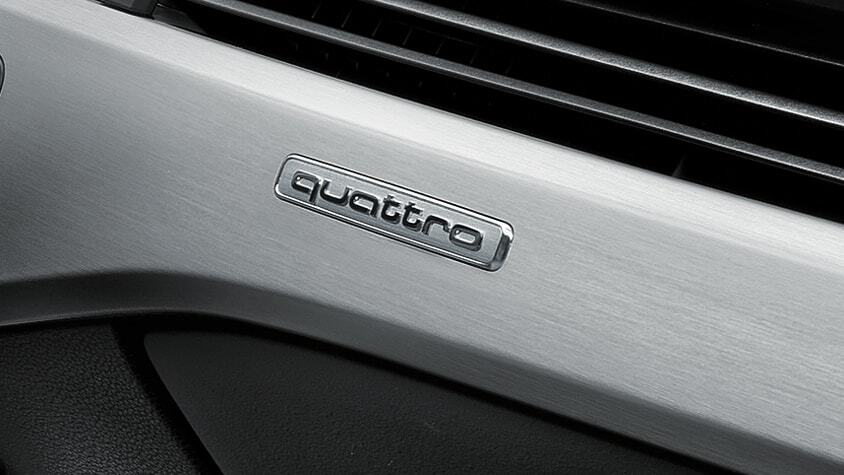 The Audi Quattro logo