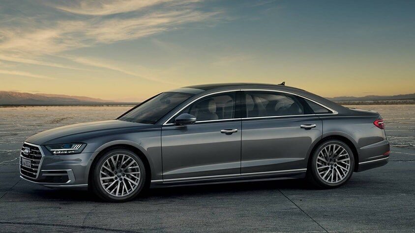 A side view of the New 2019 A8 L available in Windsor Ontario