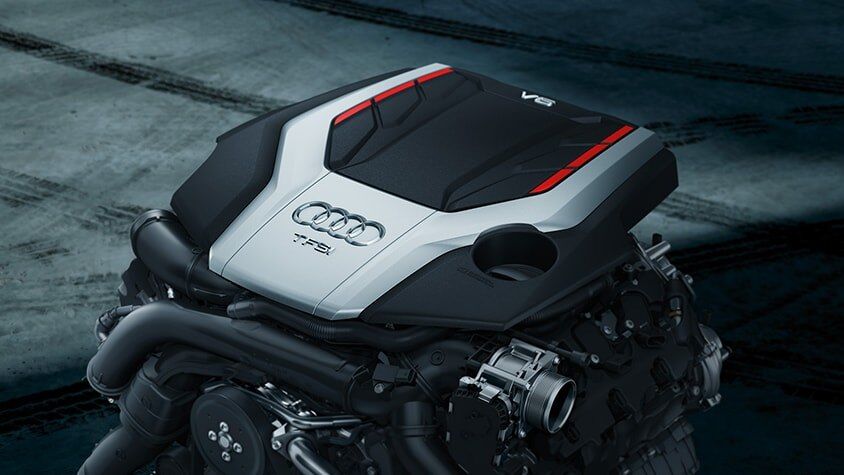 The Audi S4 Sedan TFSI Engine