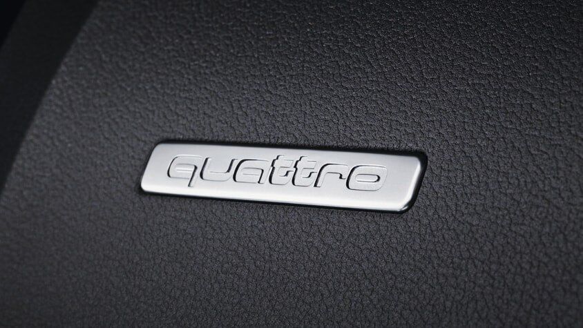 The Audi Quattro logo