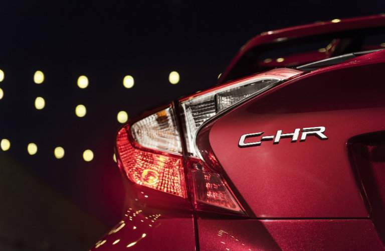 2018 Toyota C-HR Light Rear Exterior Closeup