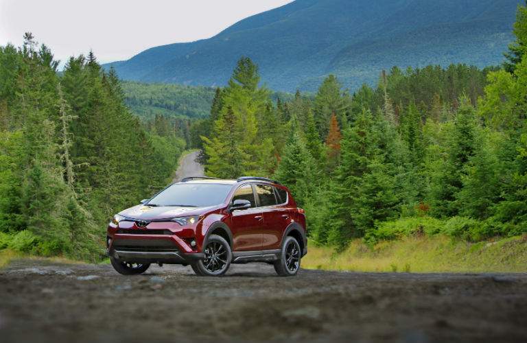 Towing prep package is standard equipment in the 2018 Toyota RAV4 Adventure