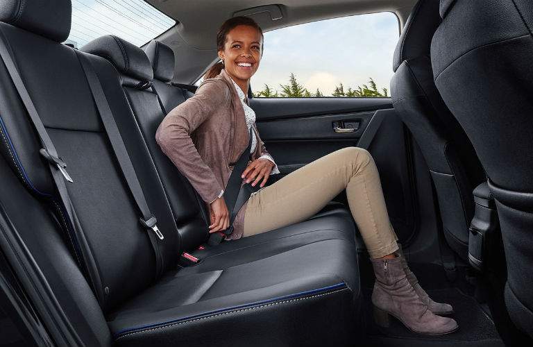 The rear seat of the 2018 Civic has some of the most legroom possible