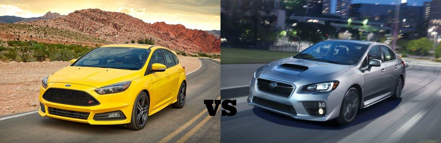 2017 Ford Focus St Vs Subaru Wrx