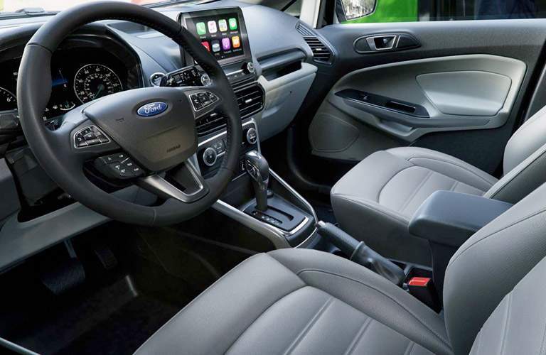 2018 Ford EcoSport Front Seat Interior and Steering Wheel