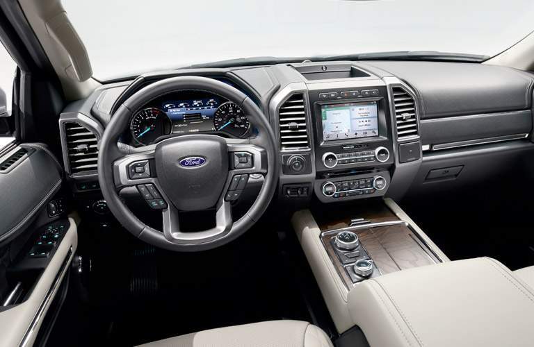 2018 Ford Expedition Steering Wheel and Dashboard with Ford SYNC Touchscreen