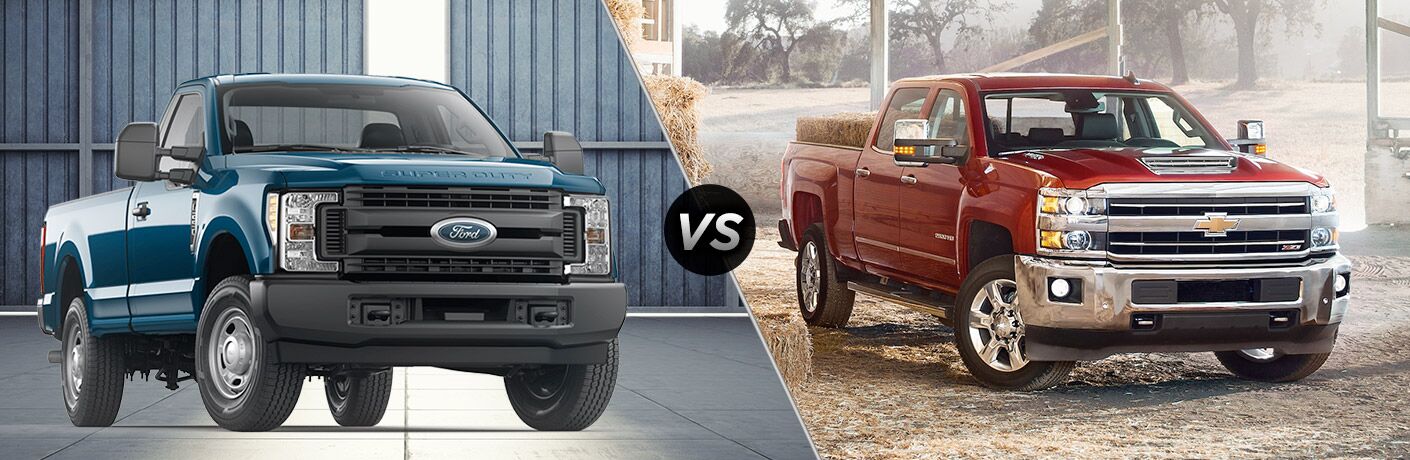 2018 Ford F 250 Super Duty Vs Chevy Silverado 2500hd