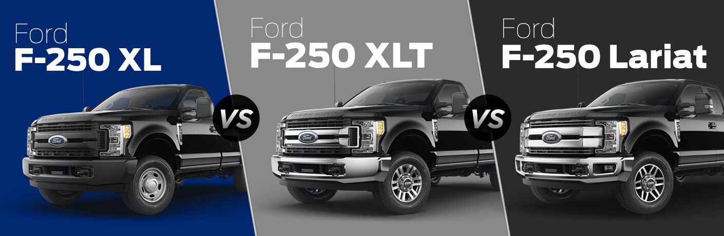 2018 Ford F 250 Xl Vs Xlt Lariat