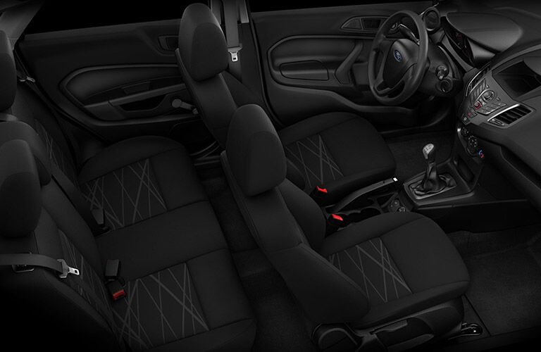 Cutaway Overhead View of 2019 Ford Fiesta Interior