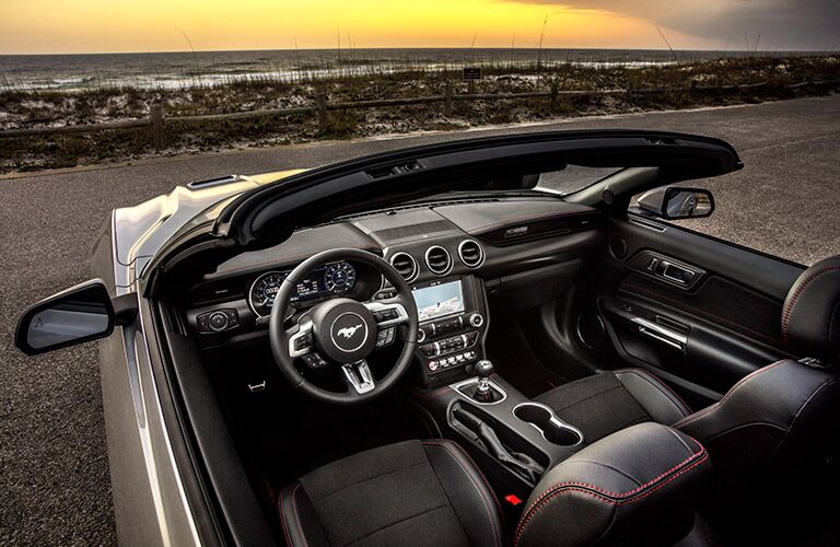 2019 Ford Mustang California Special Edition Interior with Top Down