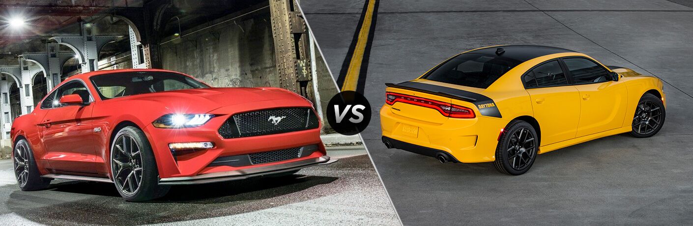 2019 ford mustang vs 2019 dodge charger dodge mustang