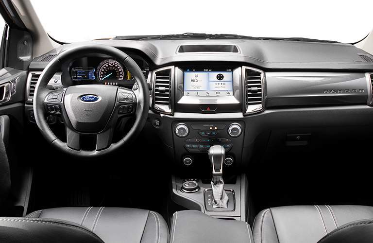 2019 Ford Ranger Steering Wheel, Dashboard and Ford SYNC 3 Touchscreen Display
