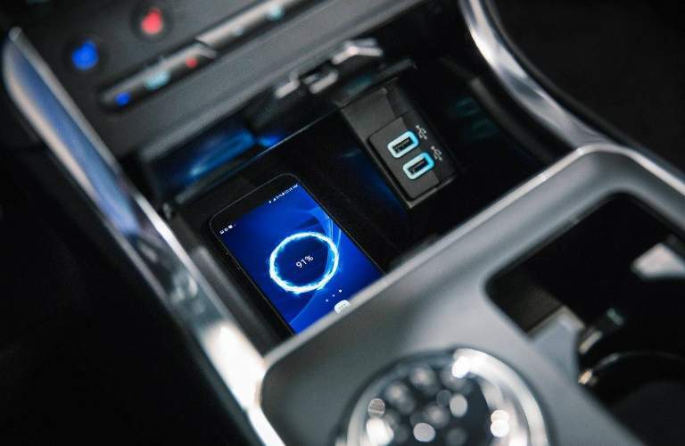 Wireless Charging Pad Inside the 2019 Ford Edge