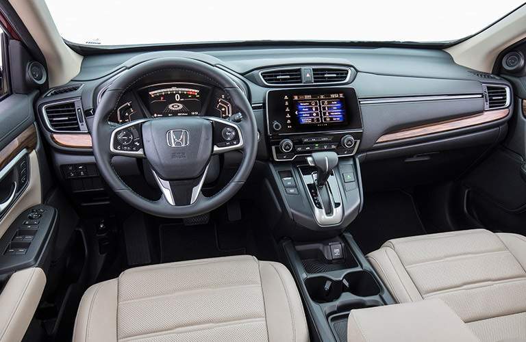 front interior of the 2017 Honda CR-V