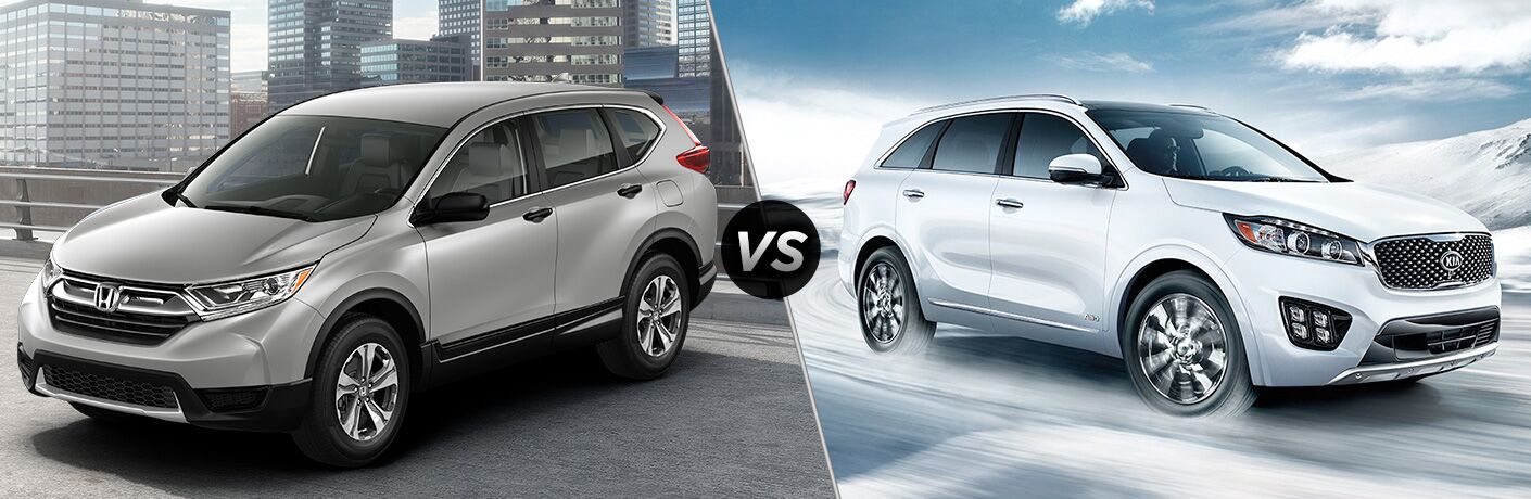 18 Honda Cr V Vs 18 Kia Sorento