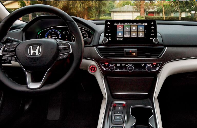2022 Honda Accord Hybrid Steering Wheel and Dashboard