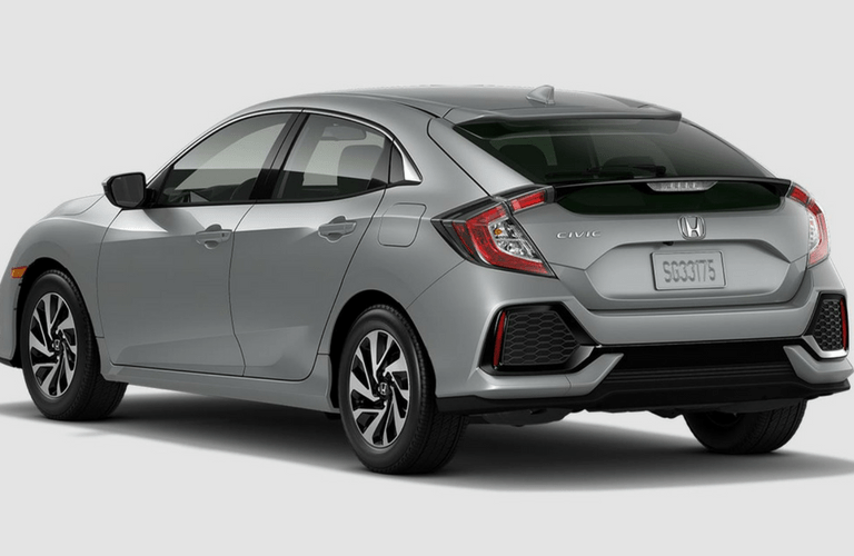 2017 Honda Civic Hatchback LX MT Rear