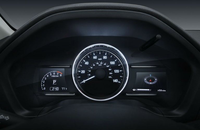 A photo of the gauge cluster used in the 2020 Honda HR-V.