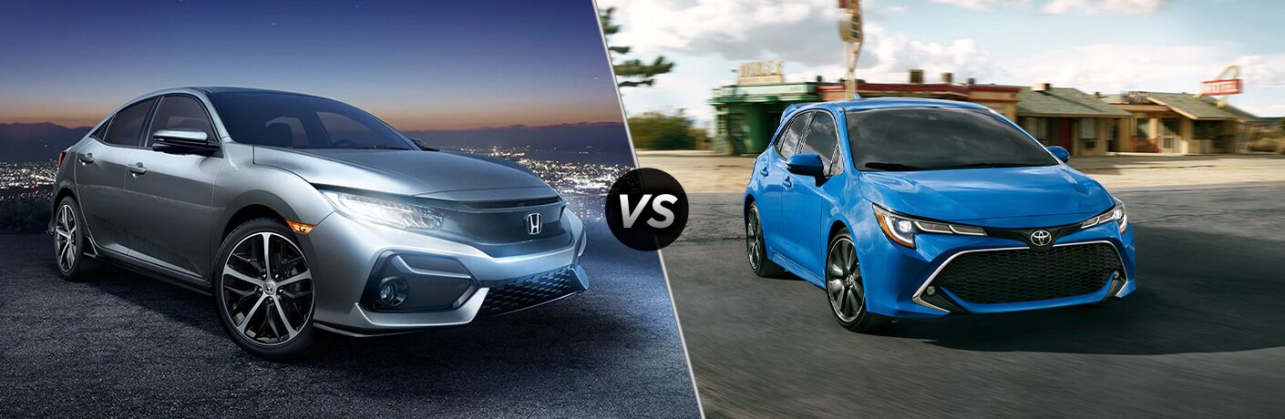 2020 Honda Civic Hatchback Vs 2020 Toyota Corolla Hatchback