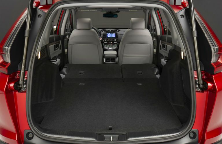 A photo of the cargo area in the 2020 Honda CR-V Hybrid.