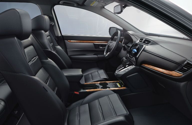 A photo of the front seats in the 2021 Honda CR-V.
