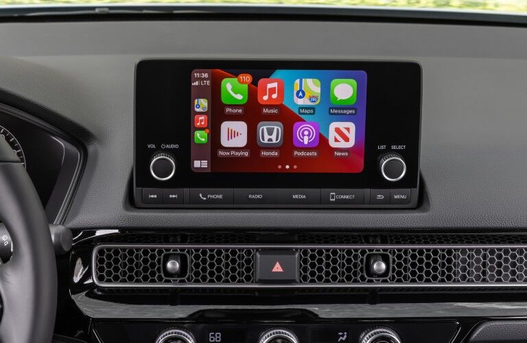 2022 Honda Civic Touchscreen Display with Apple CarPlay