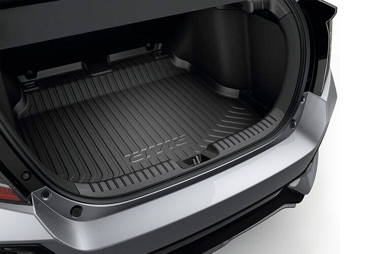 A photo of one cargo configuration of the 2019 Honda Civic Hatchback.