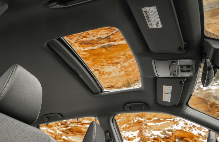A photo of the sunroof equipped in some versions of the 2019 Passport.