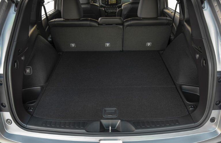 A photo of the cargo space in the 2021 Honda Passport.